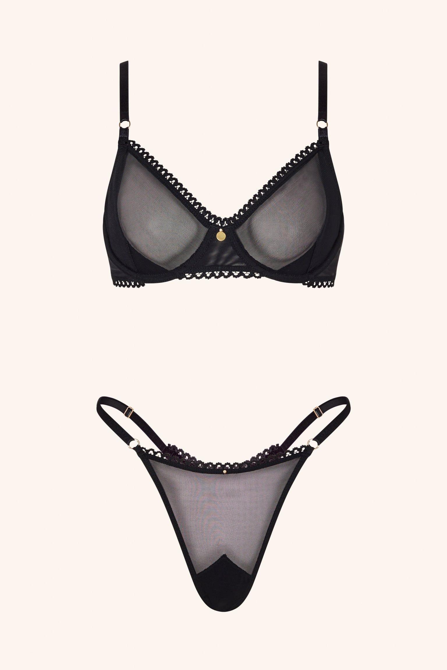 Push Up Bra Black - Image 4
