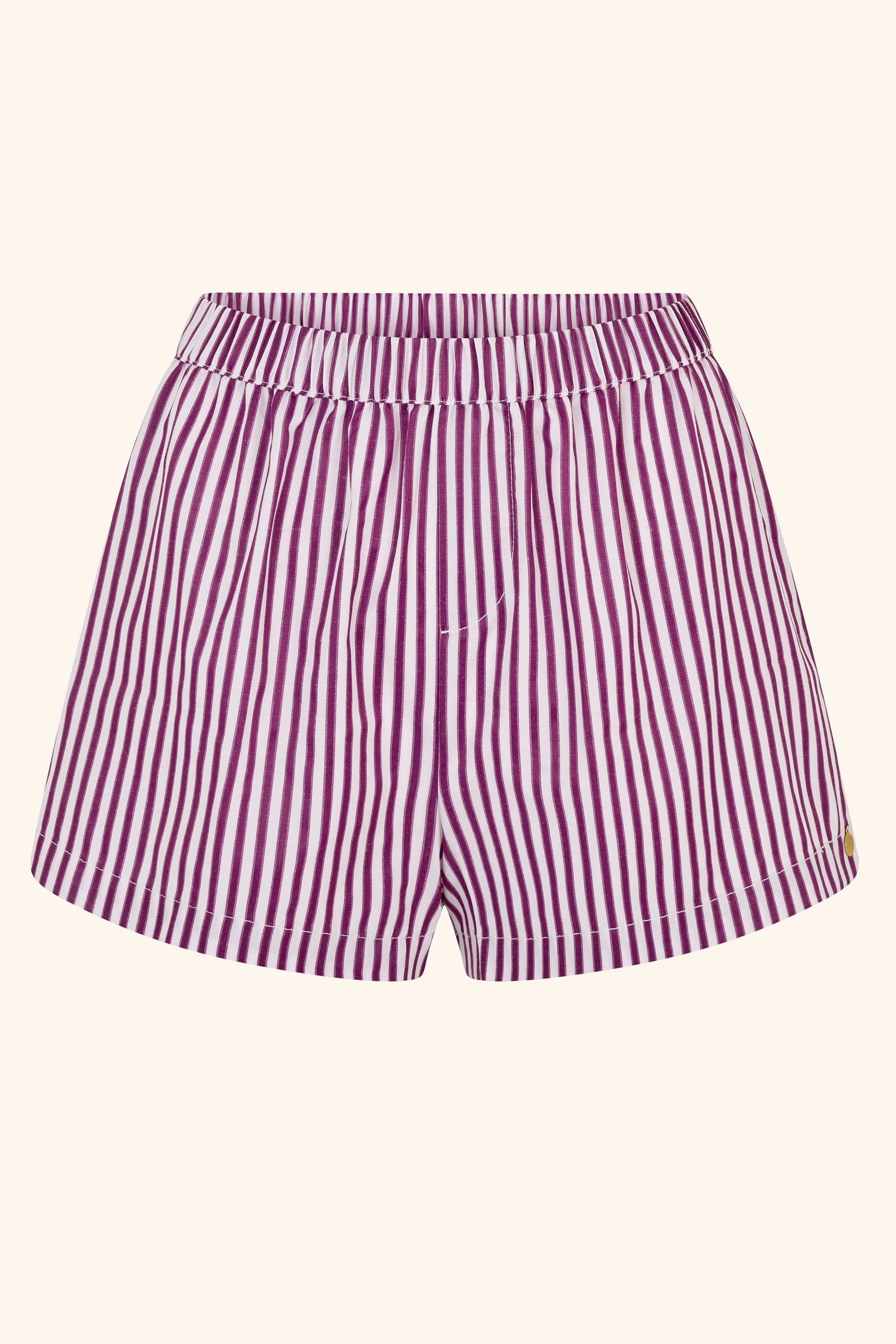 Striped Boxers Plum - Image 7