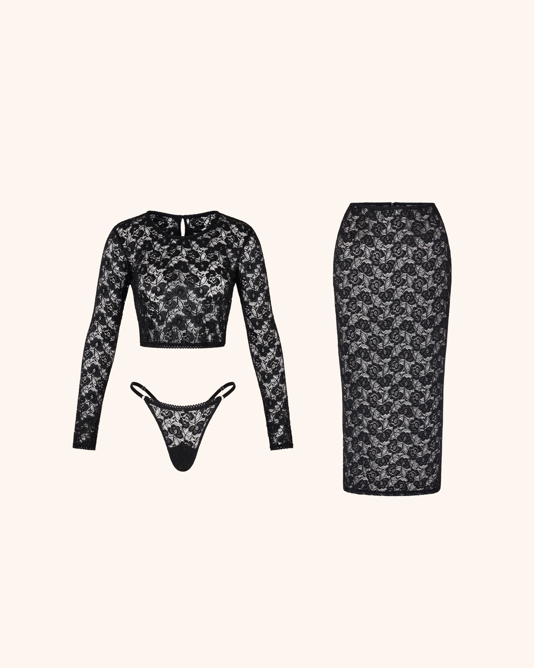Mon Cheri Long Sleeve + Lace Skirt - Image 7