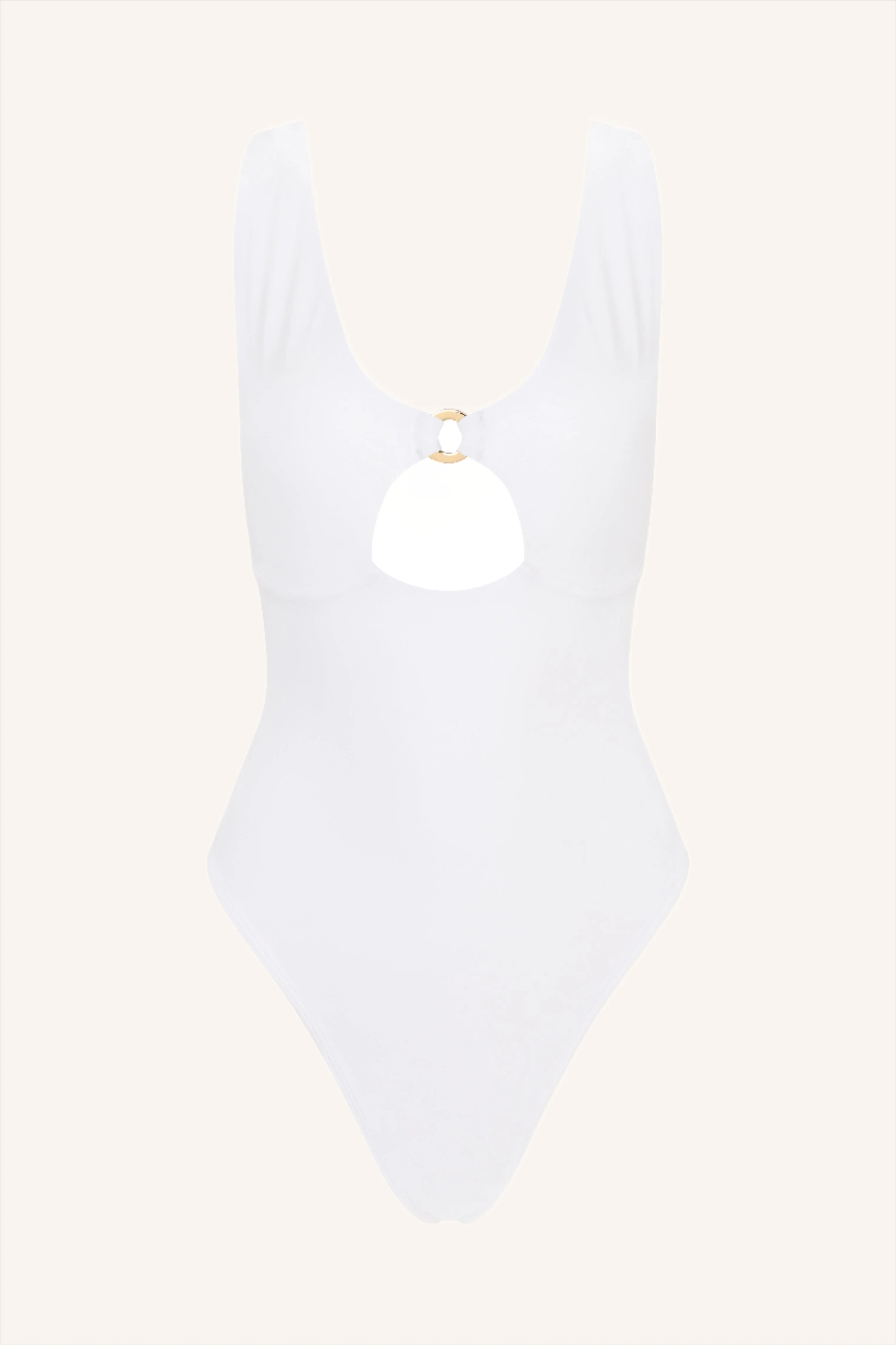 One Piece Cutout White