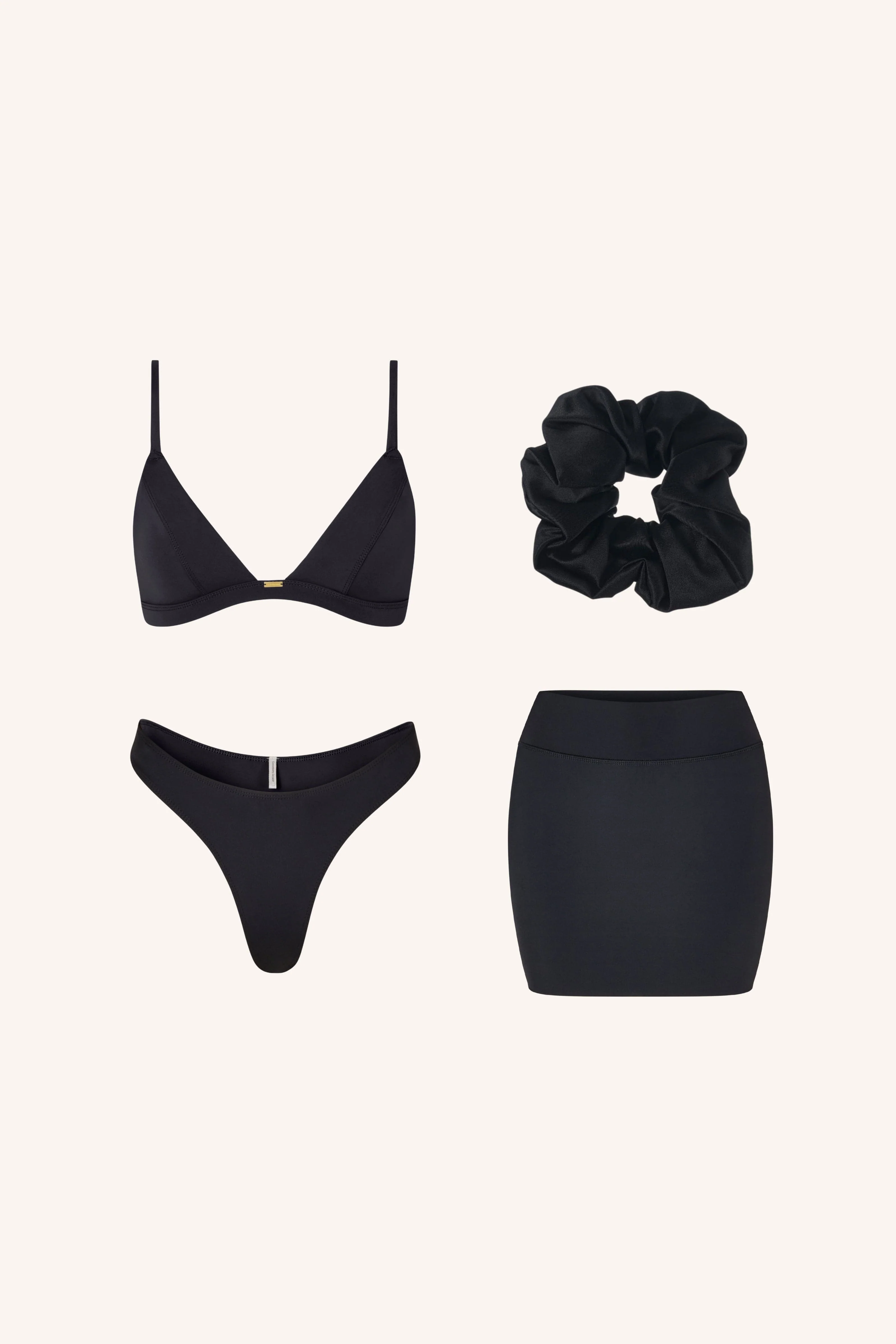 Triangle Bikini + Skirt